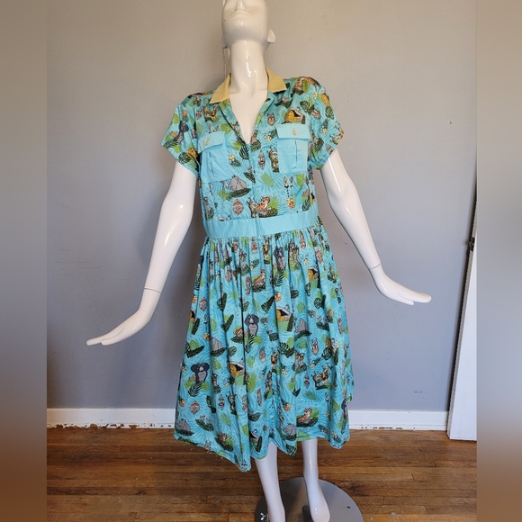 Disney Dress Shop Jungle Cruise Dress, VGUC, Size XL - Picture 1 of 10